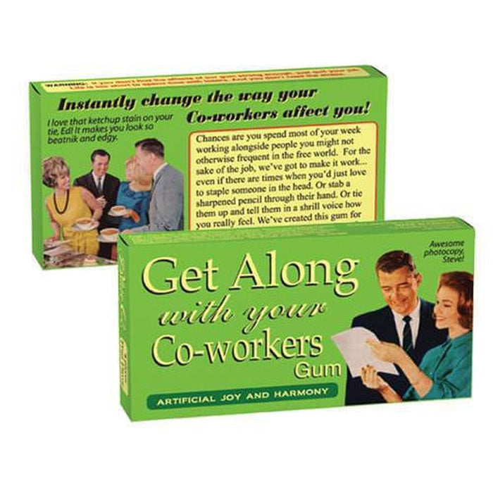 Get Along With Your Co-Workers Gum - Unique Gift by Blue Q