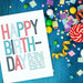 Happy Birthday Mooch Card - Unique Gift by Praxis Design Studio