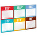 Honest Acronyms Sticky Note Packet - Unique Gift by Knock Knock
