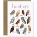 Hooters Dirty Bird Pun Greeting Card - Unique Gift by Sarah Edmonds Illustration