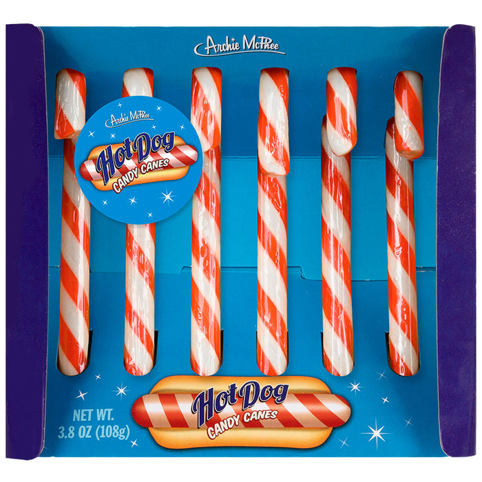 Hot Dog Candy Canes - Unique Gift by Archie McPhee
