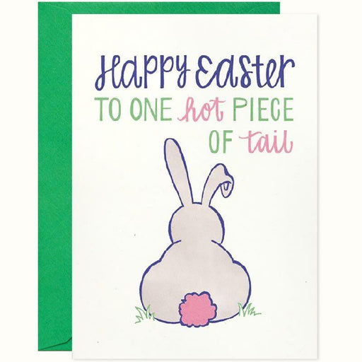 Hot Piece of Tail Happy Easter Card - Unique Gift by Hennel Paper Co.