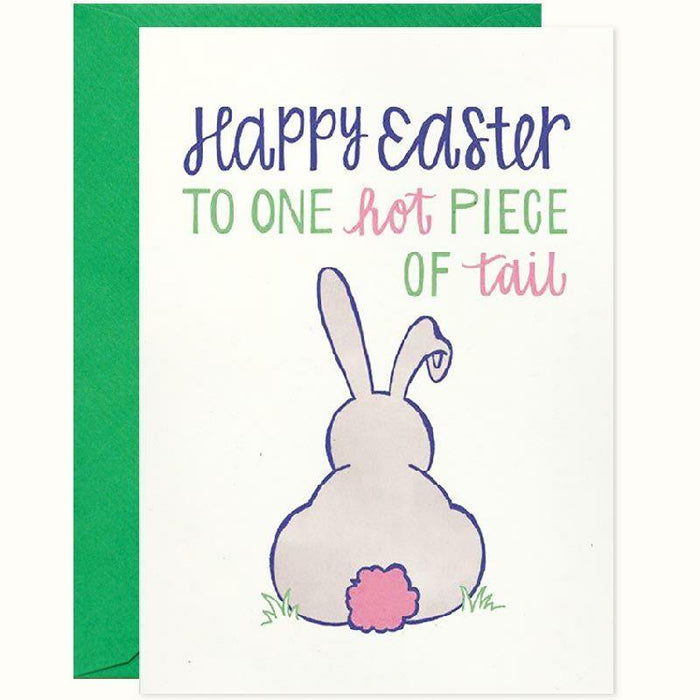 Hot Piece of Tail Happy Easter Card - Unique Gift by Hennel Paper Co.