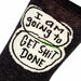 I Am Going To Get Sh*t Done. Later. Men's Socks - Unique Gift by Blue Q