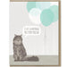 I Left a Hairball on Your Pillow Cat Birthday Card - Unique Gift by Modern Printed Matter