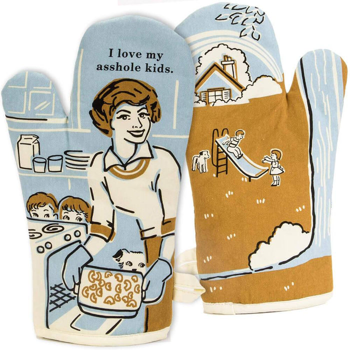 I Love My Asshole Kids Oven Mitt - Unique Gift by Blue Q