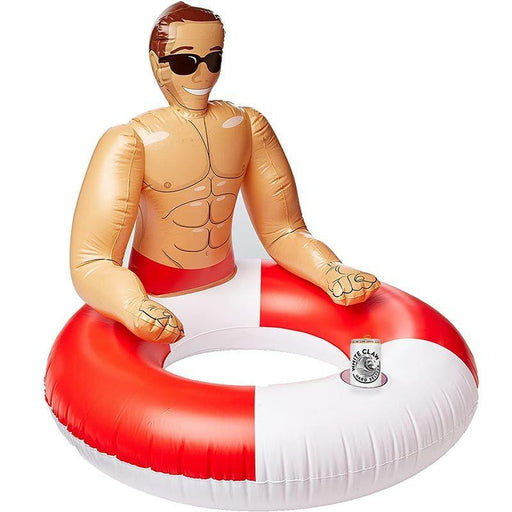 Inflatable Hunk Pool Ring - Unique Gift by NPW