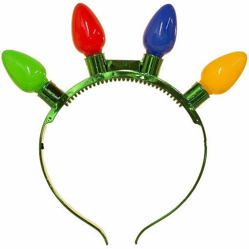 Jumbo Flashing Christmas Bulb Headband - Unique Gift by Exclusive