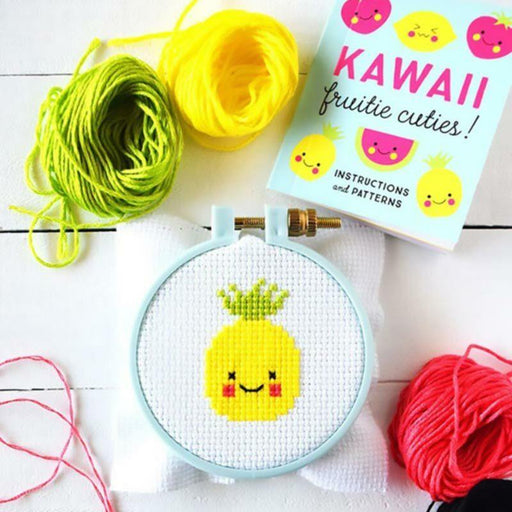 Kawaii Cross-Stitch Kit - Unique Gift by Running Press