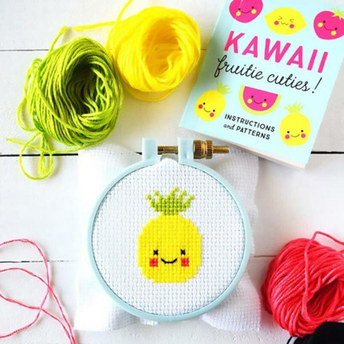 Kawaii Cross-Stitch Kit - Unique Gift by Running Press
