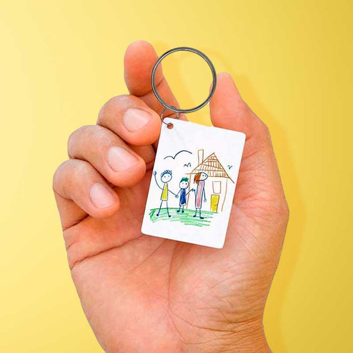 Kid's Drawing Shrinking Keyring Kit - Unique Gift by Pikkii