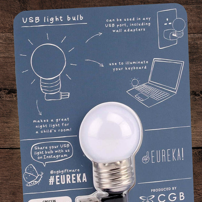 Let There Be Light USB Light Bulb - Unique Gift by CGB Giftware