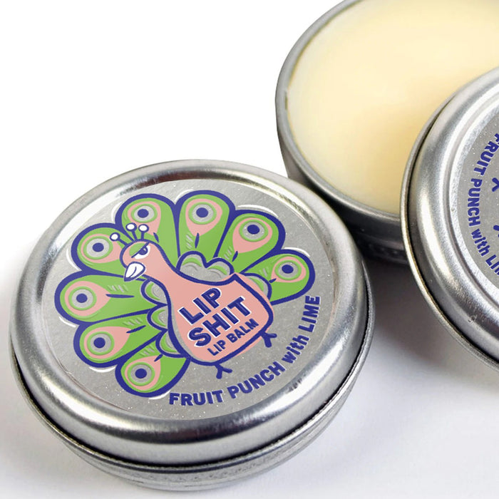Lip Shit Fruit Punch With Lime Lip Balm - Unique Gift by Blue Q