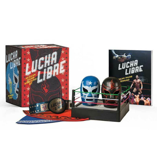 Lucha Libre Mexican Thumb Wrestling Set - Unique Gift by Running Press