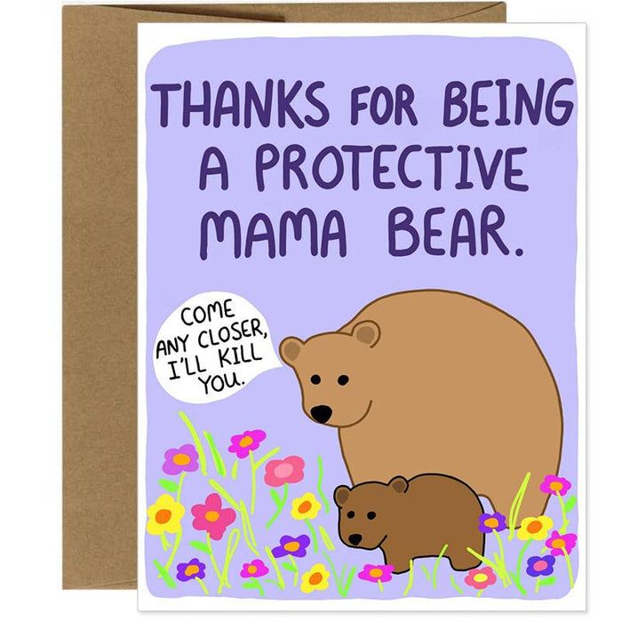 Mama Bear Mother's Day Card - Unique Gift by Bangs & Teeth