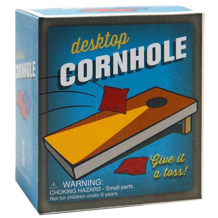 Mini Desktop Cornhole Kit - Unique Gift by Running Press