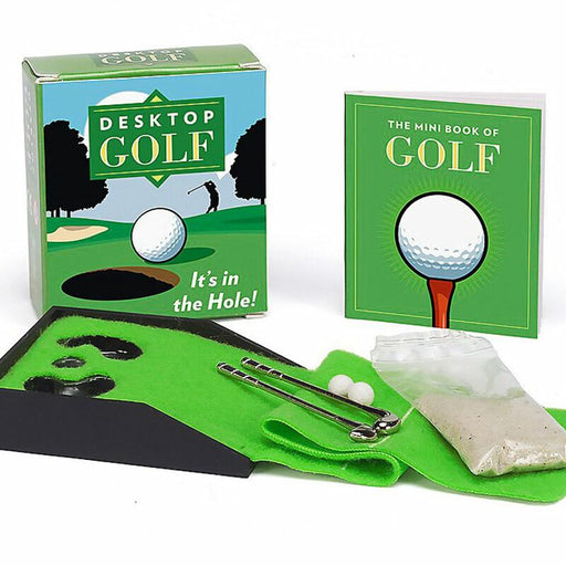 Mini Desktop Golf Kit - Unique Gift by Running Press
