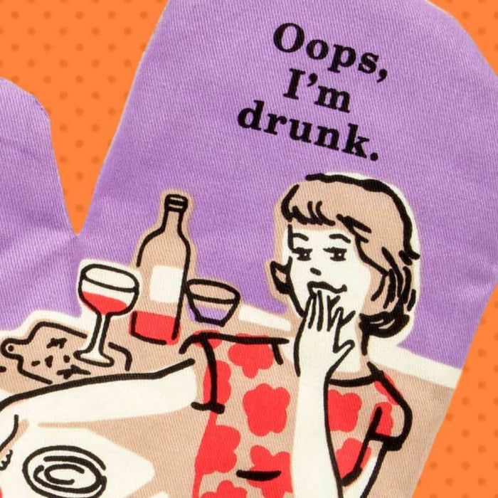 Oops, I'm Drunk Oven Mitt - Unique Gift by Blue Q
