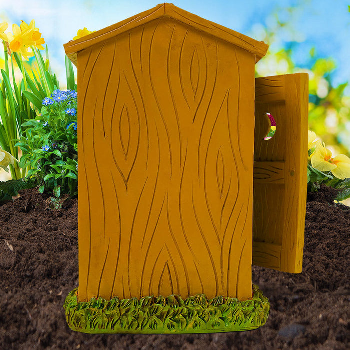 Outhouse Garden Gnome - Unique Gift by Kwirkworks