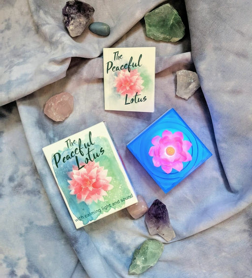 Peaceful Lotus Calming Light + Sound - Unique Gift by Running Press