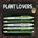 Plant Lovers Pen Set - Unique Gift by Fun Club
