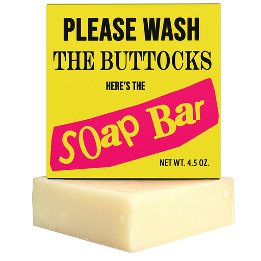 Please Wash Your Buttocks Punk Rock Soap - Unique Gift by Totally Cheesy