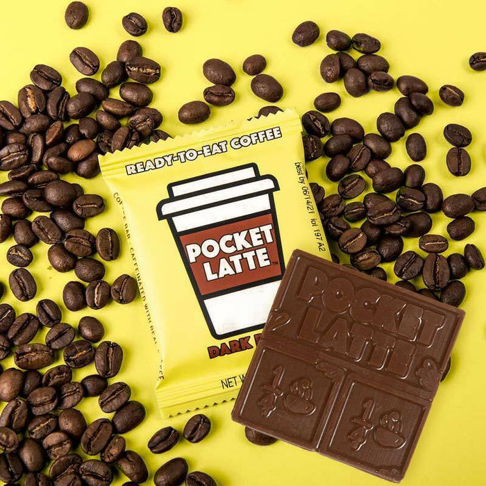 Pocket Latte - Caffeinated Dark Roast Coffee Chocolate - Unique Gift by Pocket Latte