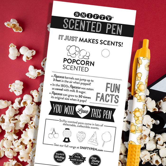 Popcorn Scented Pen - Unique Gift by Snifty