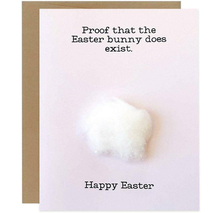 Proof That The Easter Bunny Does Exist Card - Unique Gift by Design Sprinkles