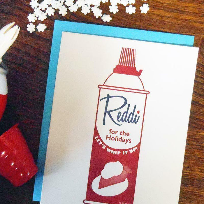 Reddi For The Holidays Christmas Card - Unique Gift by a. favorite design