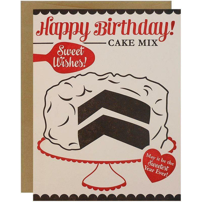 Retro Cakebox Happy Birthday Card - Unique Gift by a. favorite design