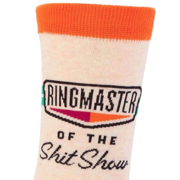 Ringmaster Of The Shitshow Socks - Unique Gift by Blue Q