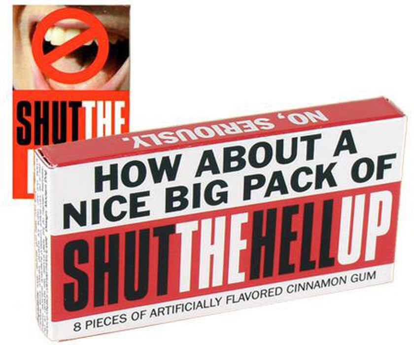 Shut The Hell Up Gum - Unique Gift by Blue Q