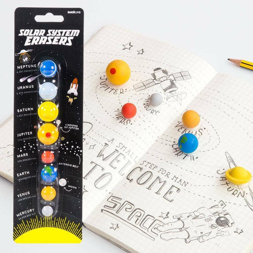 Solar System Erasers - Unique Gifts for Nerds + Geeks! — Perpetual Kid