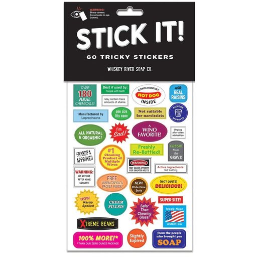 Stick It! Prank Stickers - Unique Gift by Whiskey River Soap Co.