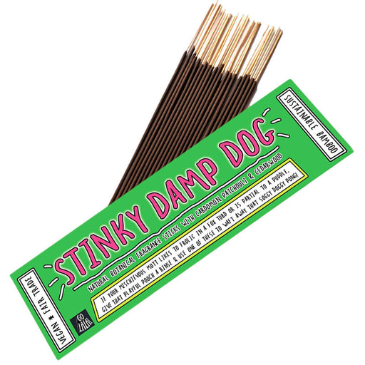 Stinky Damp Dog Funny Smells Incense Sticks - Unique Gift by Go La La
