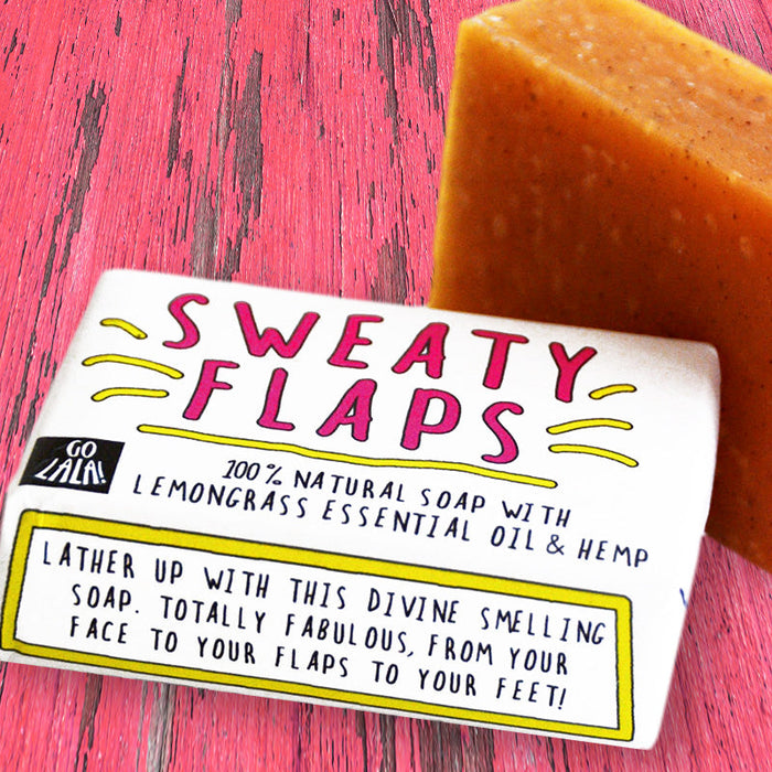 Sweaty Flaps Soap - Unique Gift by Go La La
