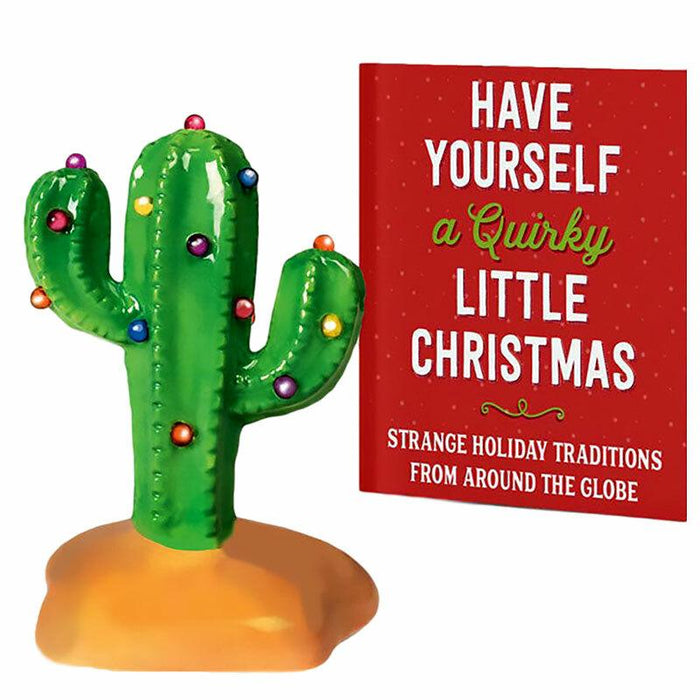 Teeny-Tiny Christmas Light Up Cactus - Unique Gift by Running Press