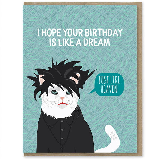 The Cure Cat Birthday Card - Unique Gift by Modern Printed Matter