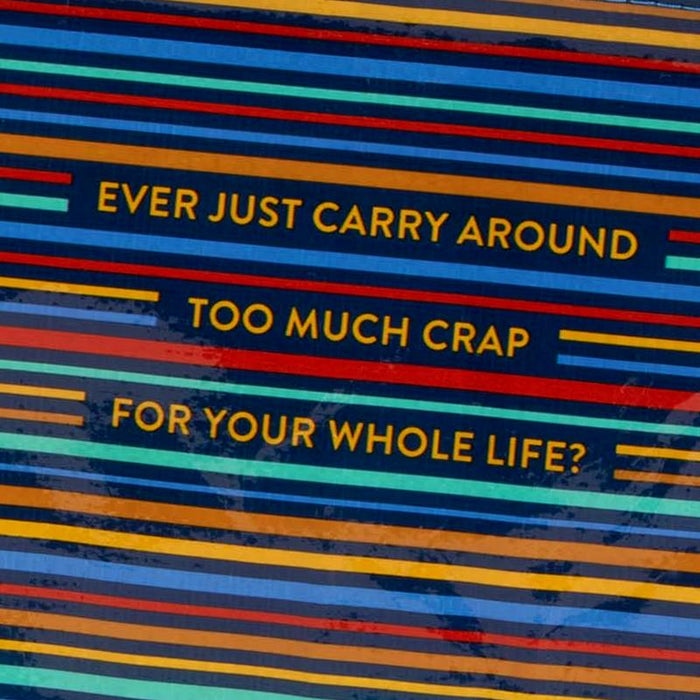 Too Much Crap Zipper Pouch - Unique Gift by Blue Q