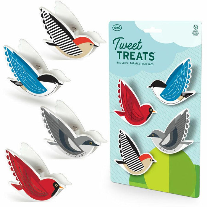 Tweet Treats Bag Clips - Unique Gift by Fred
