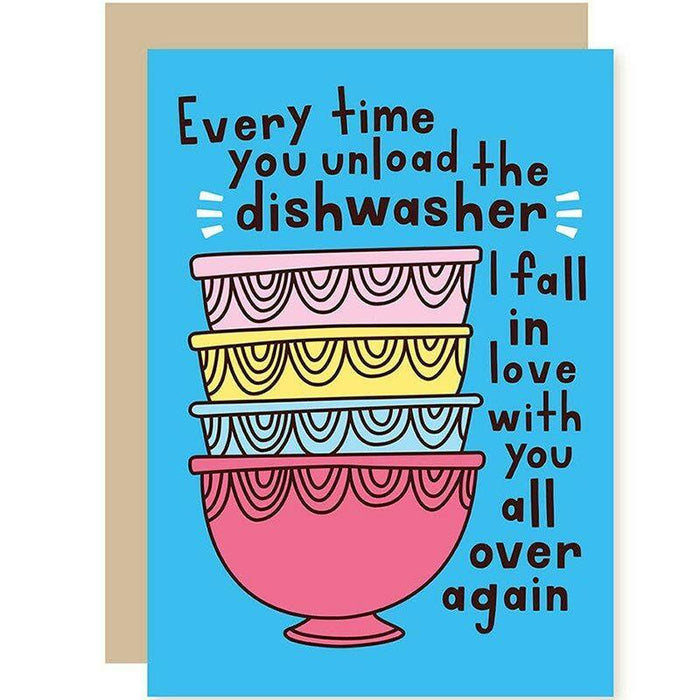 Unload The Dishwasher Anniversary Greeting Card - Unique Gift by A Smyth Co
