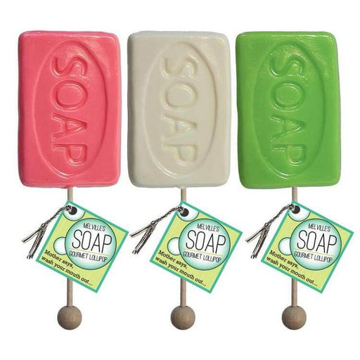 Wash Your Dirty Mouth Out Candy Soap Lollipops - Unique Gift by Melville Candy