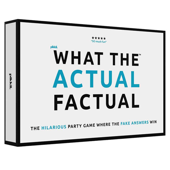 What the Actual Factual Party Game - Unique Gift by Pikkii