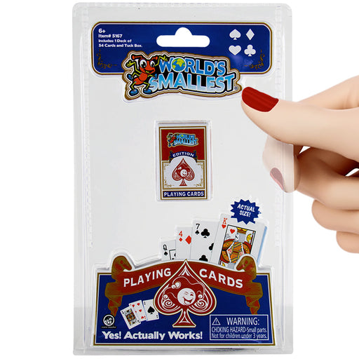 World's Smallest Playing Cards - Unique Gift by Super Impulse