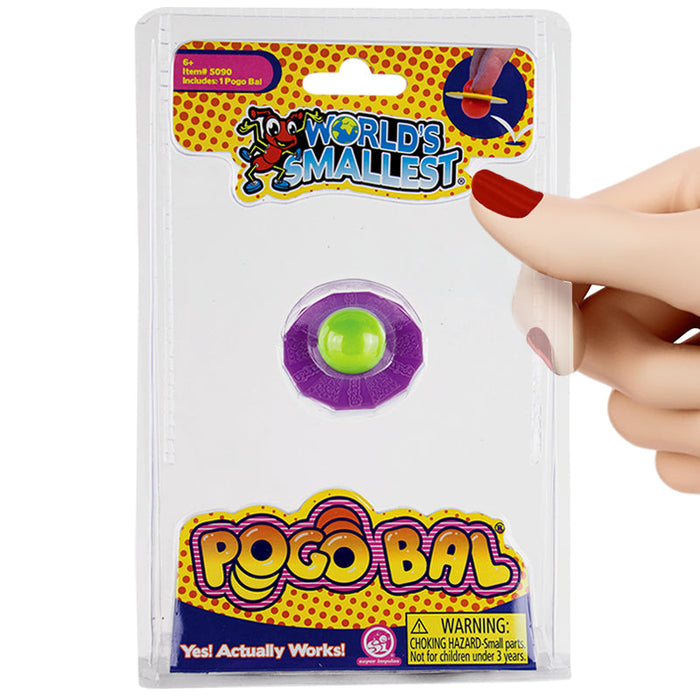 World's Smallest Pogo Ball - Unique Gift by Super Impulse