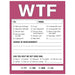 WTF Nifty Notes - Unique Gift by Knock Knock