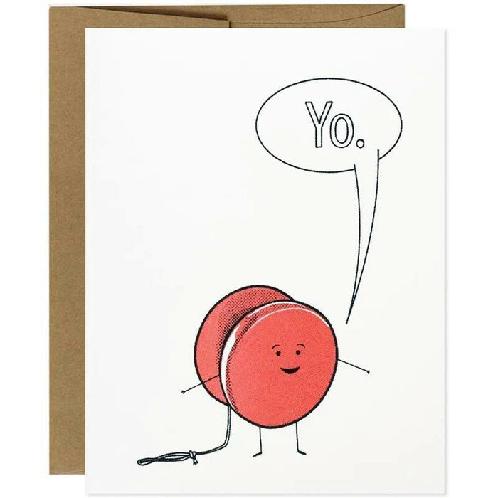 Yo Friendship Greeting Card - Unique Gift by Smarty Pants Paper