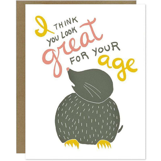 You Look Great For Your Age Birthday Card - Unique Gift by Kat French Design