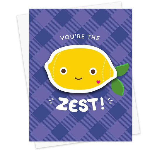 You're The Zest Sticker Friendship Card - Unique Gift by Night Owl Paper Goods